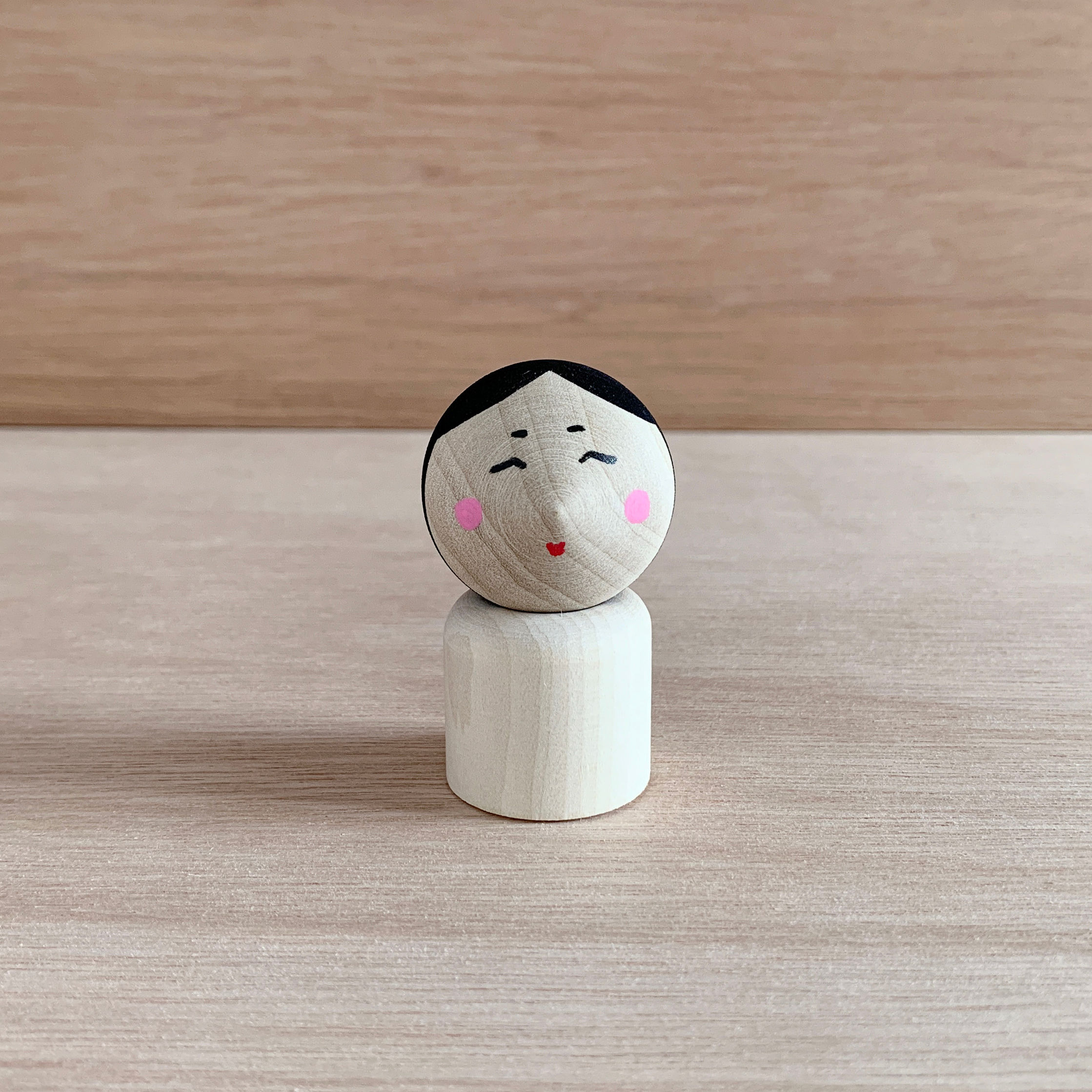 OKAME Wooden Top Doll