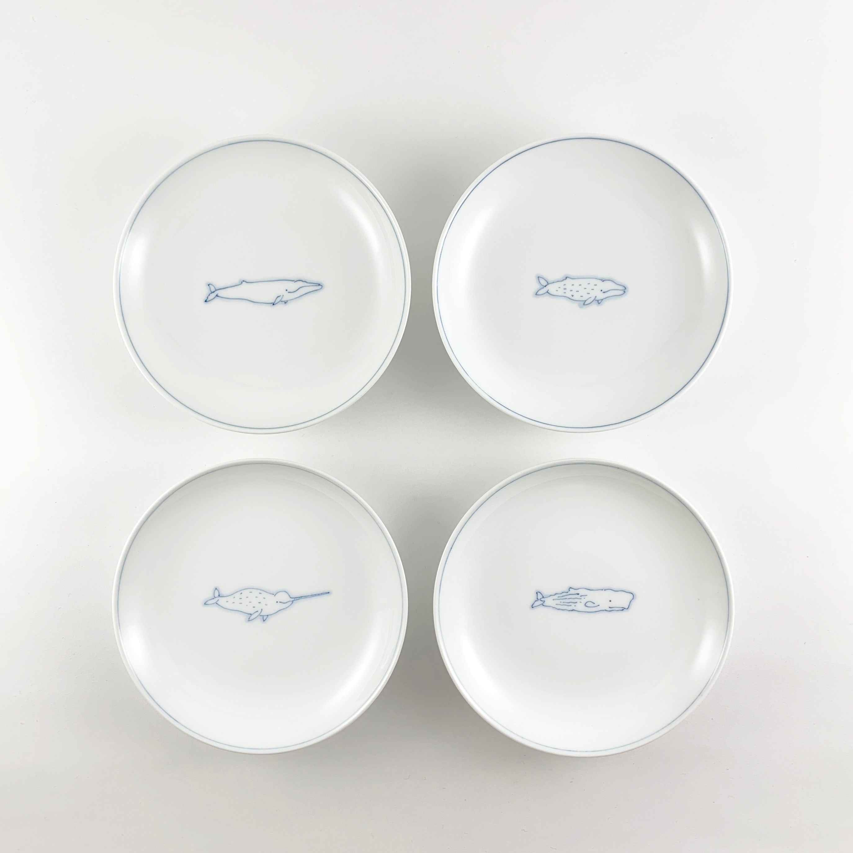 4-inch plate (SET of 4 )