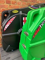 Some of our stock of Bike Box Alan travel cases