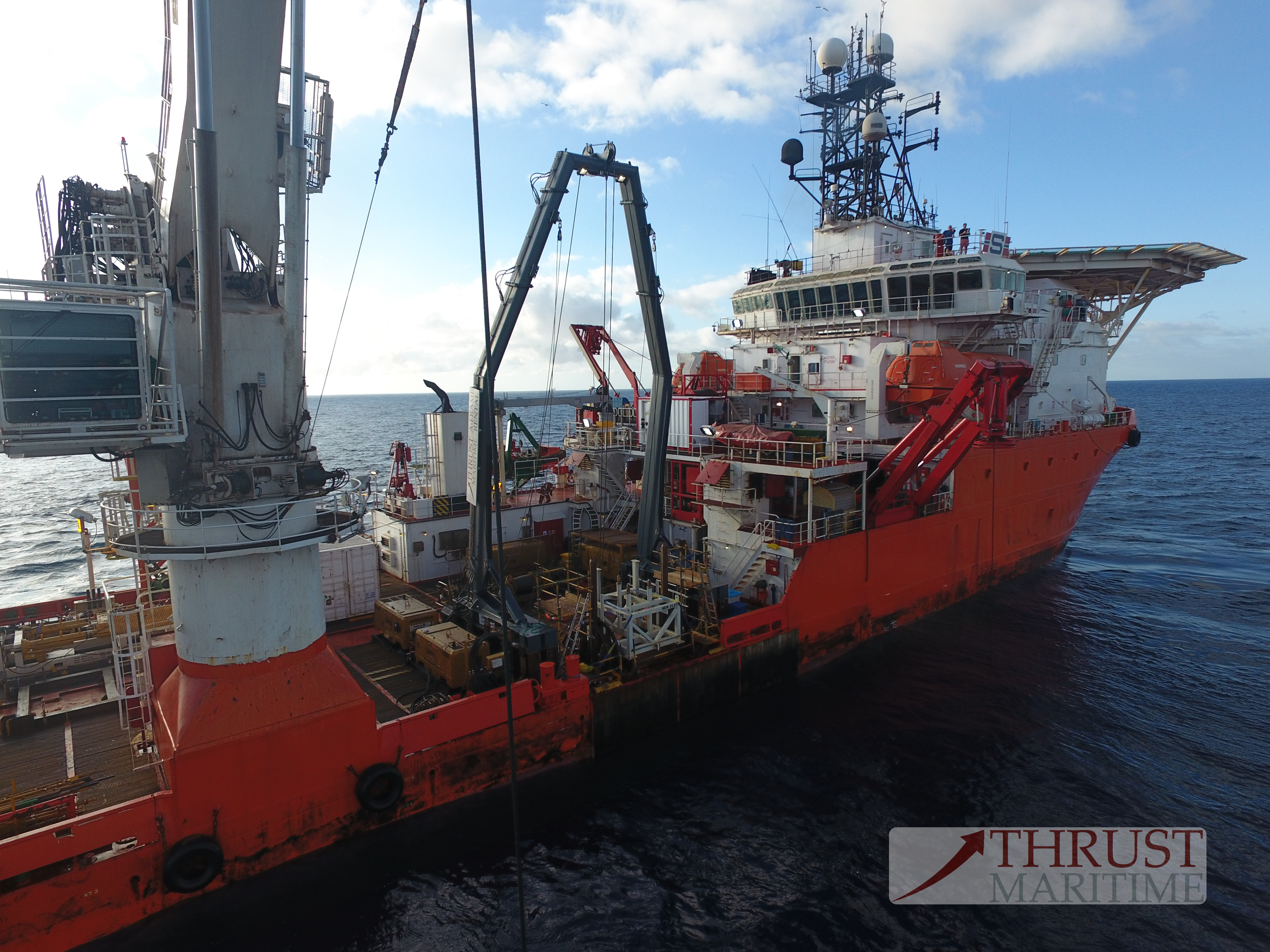 A-Frame on offshore construction