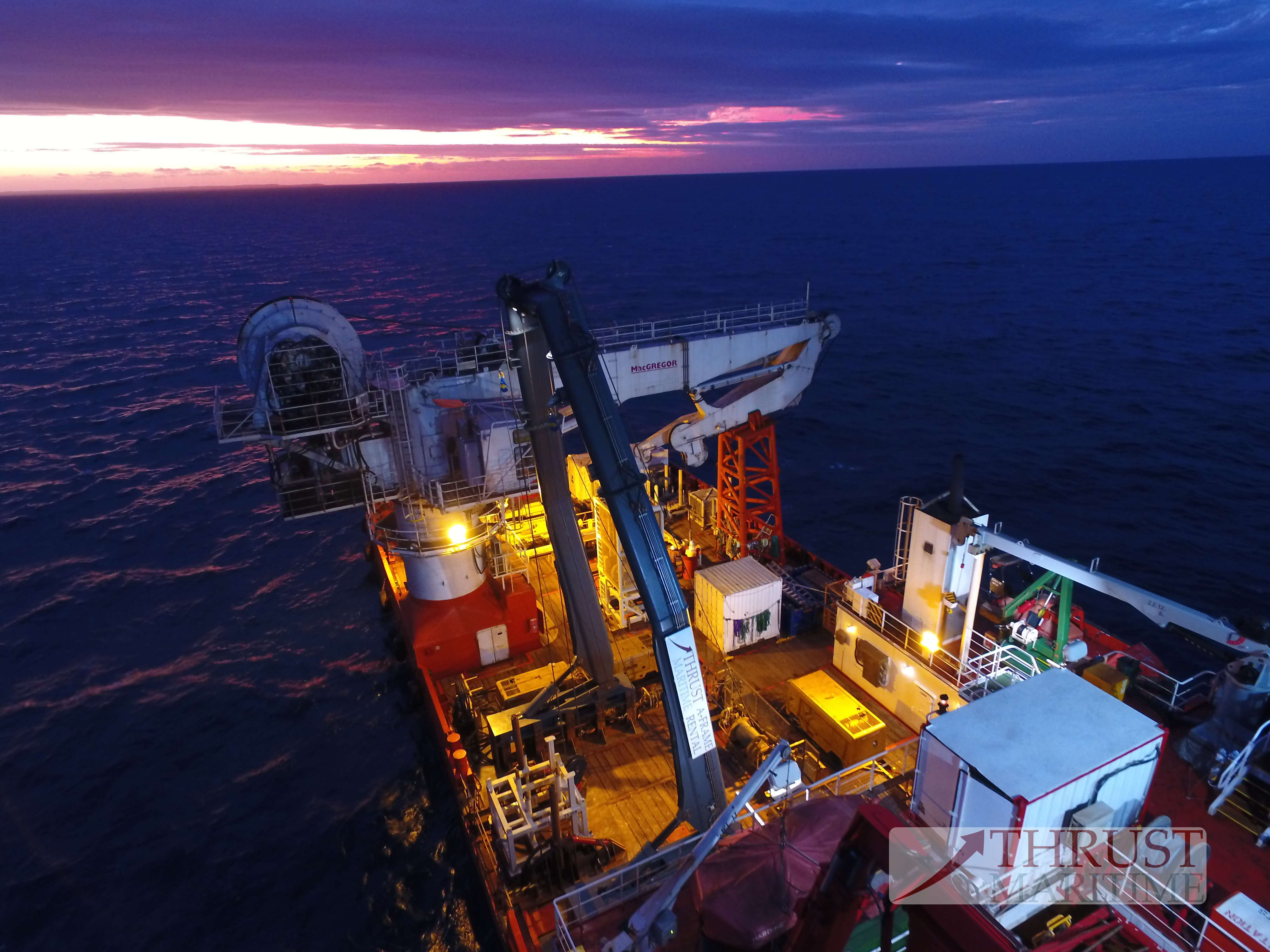 Offshore A-frame