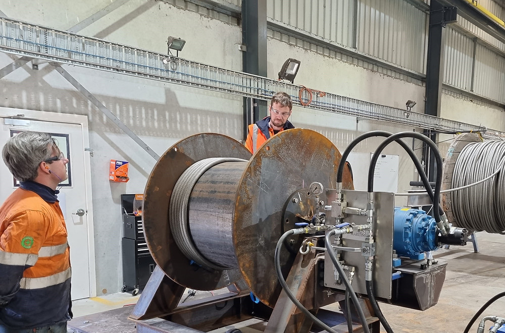 Winch Rope / Wire spooling