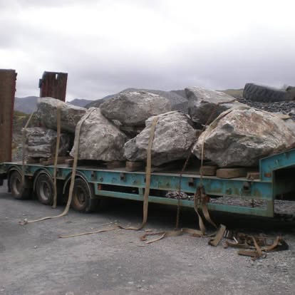 Granite boulders