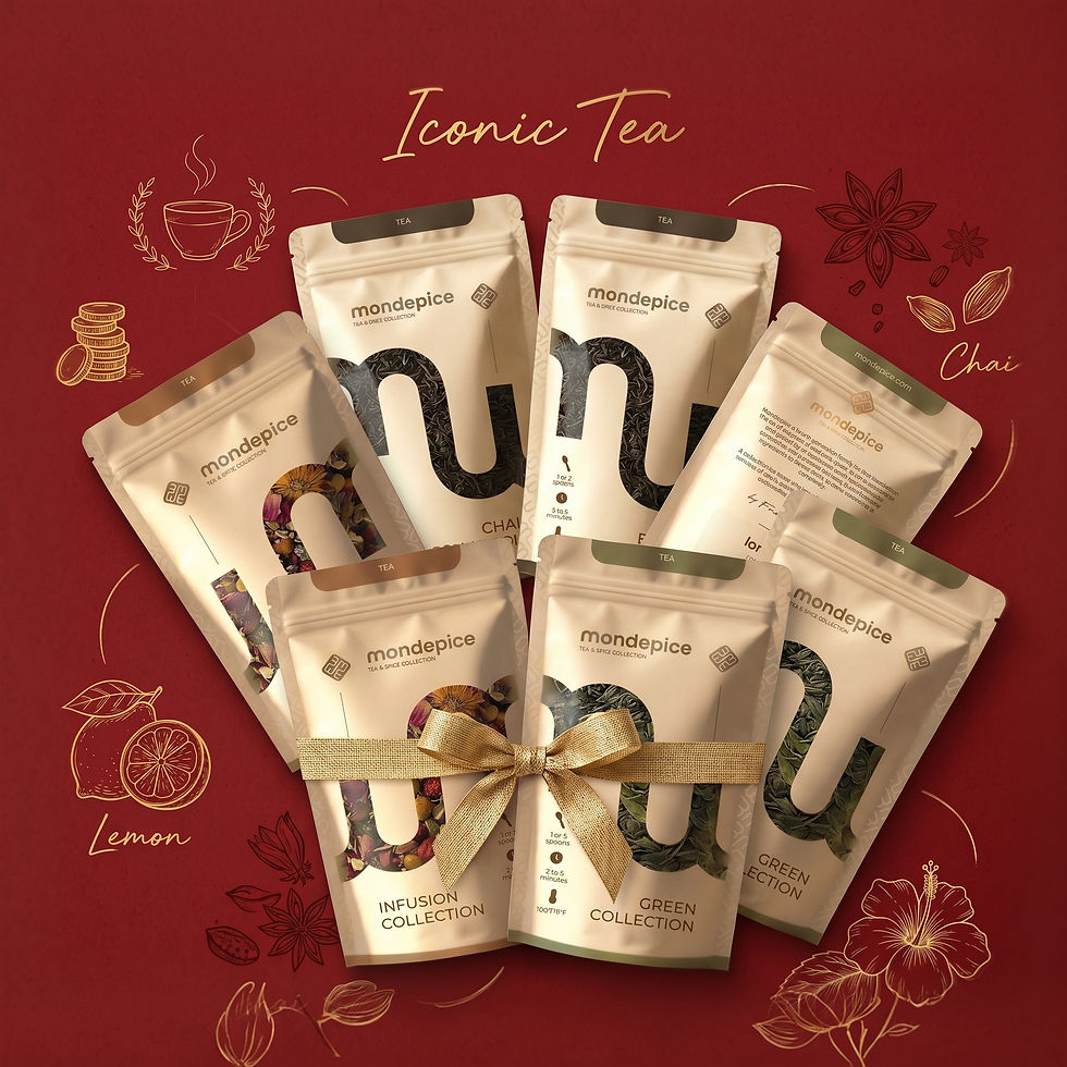 natural herbal tea for daily wellness, made with clean, natural ingredients for everyday use. Mondepice wellness product.