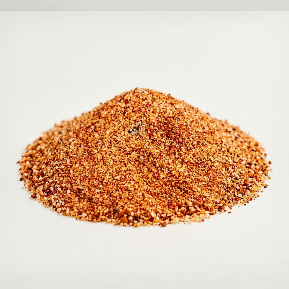 Bloody Mary Salt, a premium blend made with : Sea salt, smoked paprika, celery, garlic, onion. Crafted by Mondepice.
