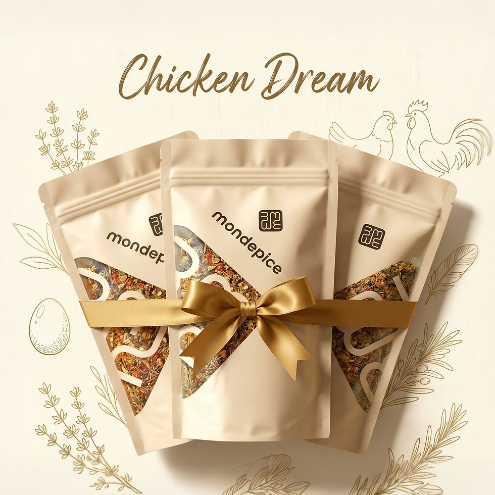 Gourmet spice blend gift set with assorted handcrafted seasonings by Mondepice