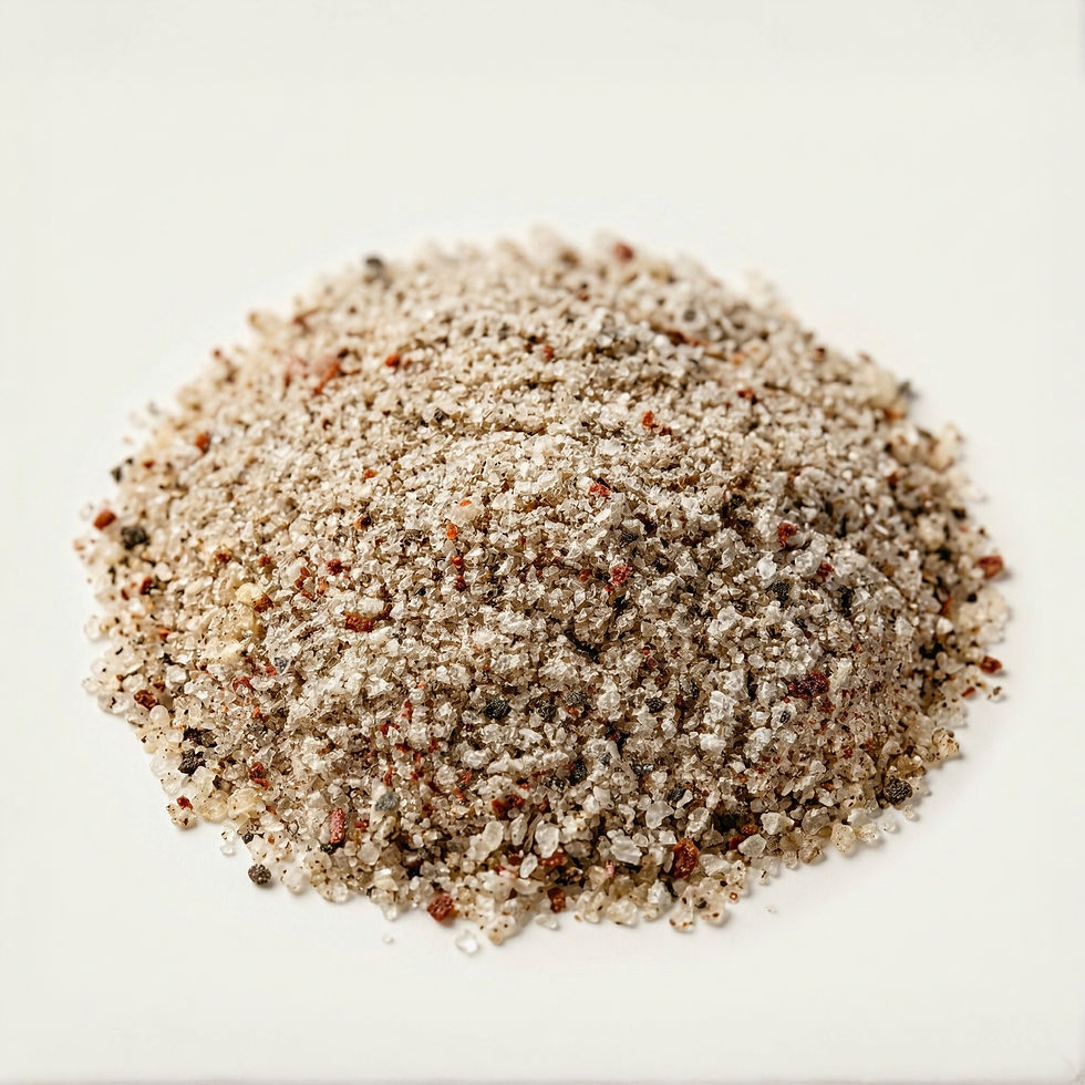 Le Trappeur Salt, a premium blend made with : Sea salt, maple sugar, Montreal steak spice blend. Crafted by Mondepice.