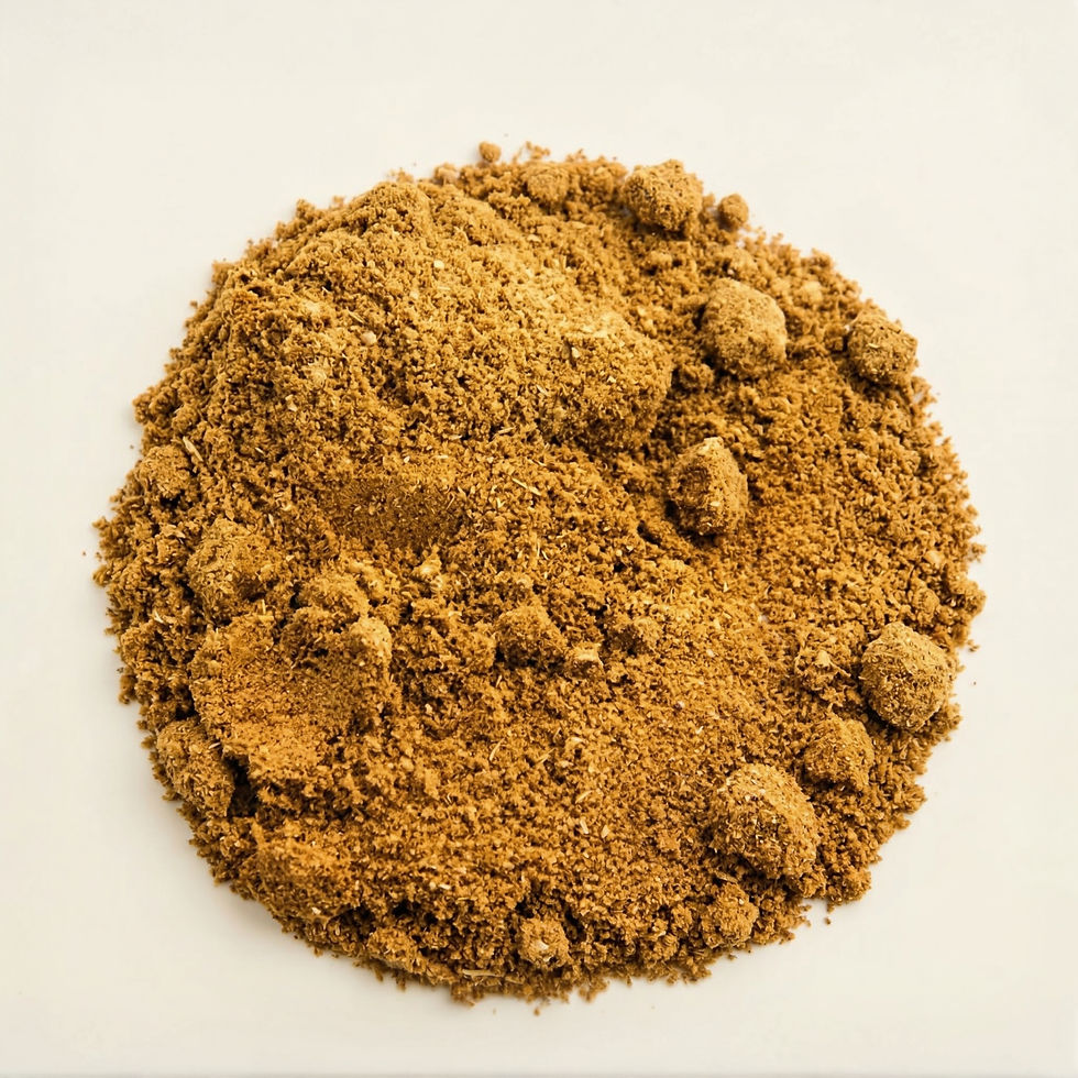 Garam Masala - Spice, a premium spice made with : Coriander, Cardamom (Tamil Nadu), Bay Leaves, Tellicherry Pepper, Cinnamon,