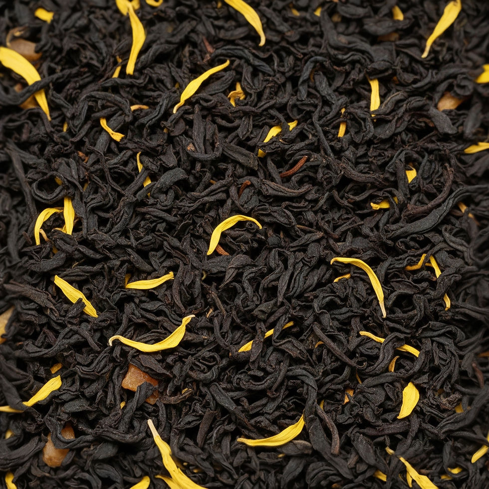 Passion Fruit - Black Tea, a premium herbal tea made with Chinese Black Tea, Papaya, Pineapple, Sunflower Petals. US
