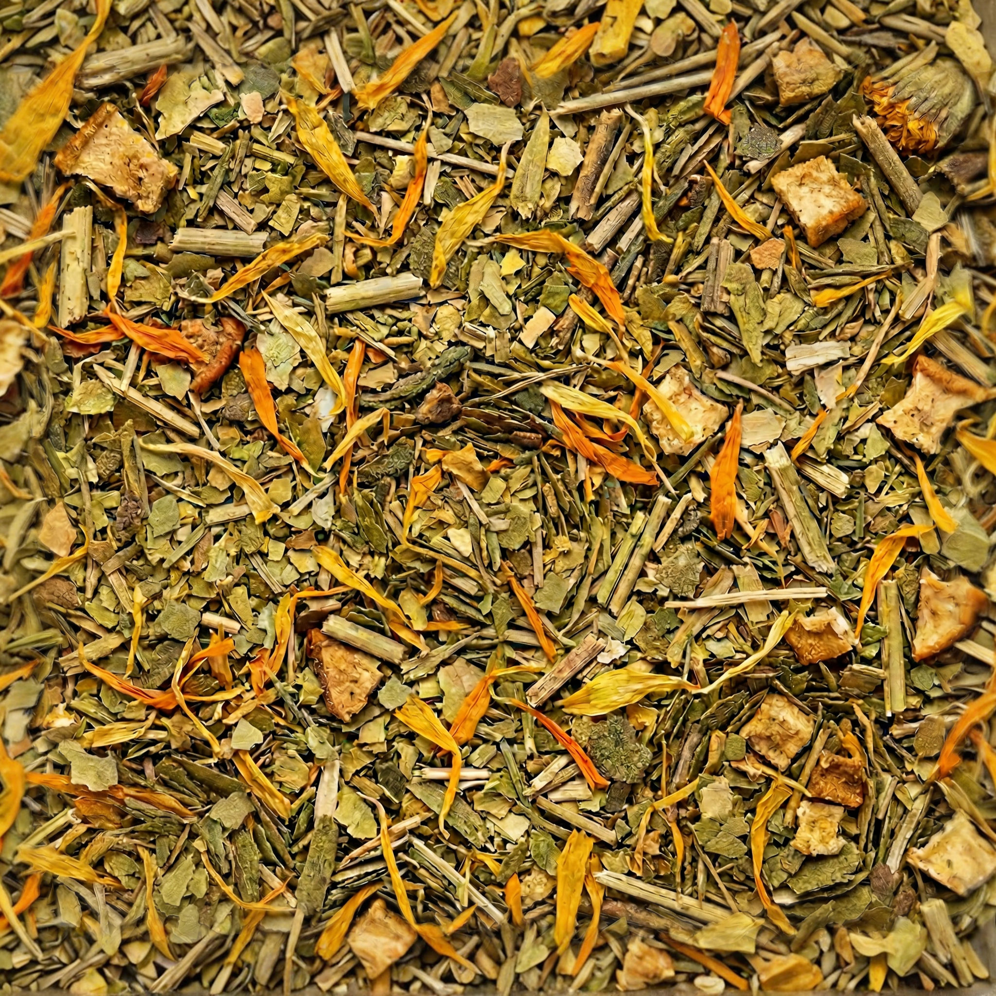 Mate Pear, a premium blend made with : Yerba mate, pear, marigold. Crafted by Mondepice.