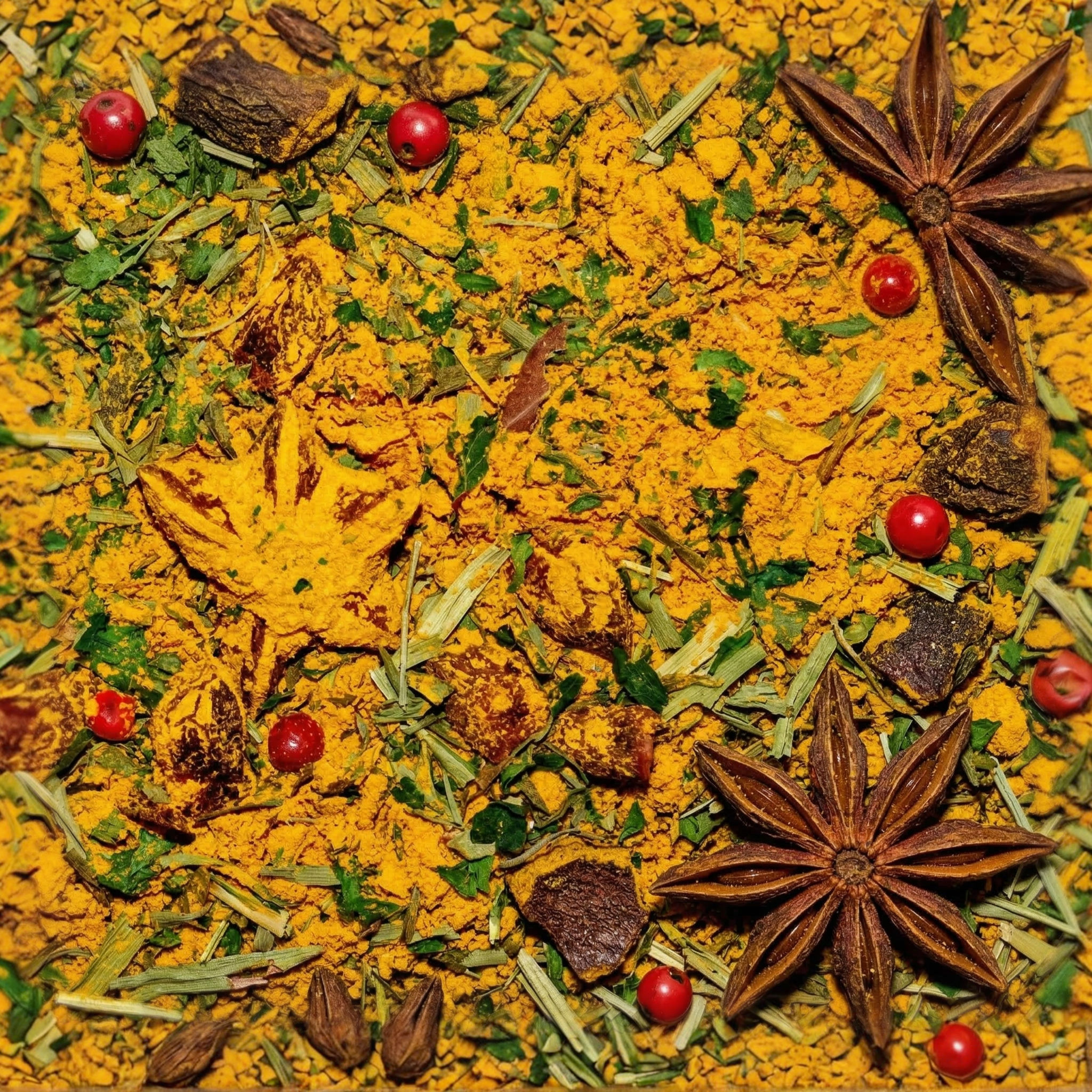 Fish - Spice, a premium spice made with : Turmeric, Tarragon, Anise, Other Aromatic Spices. Crafted by Mondepice.