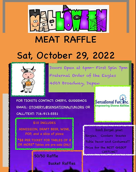 Halloween Meat Raffle