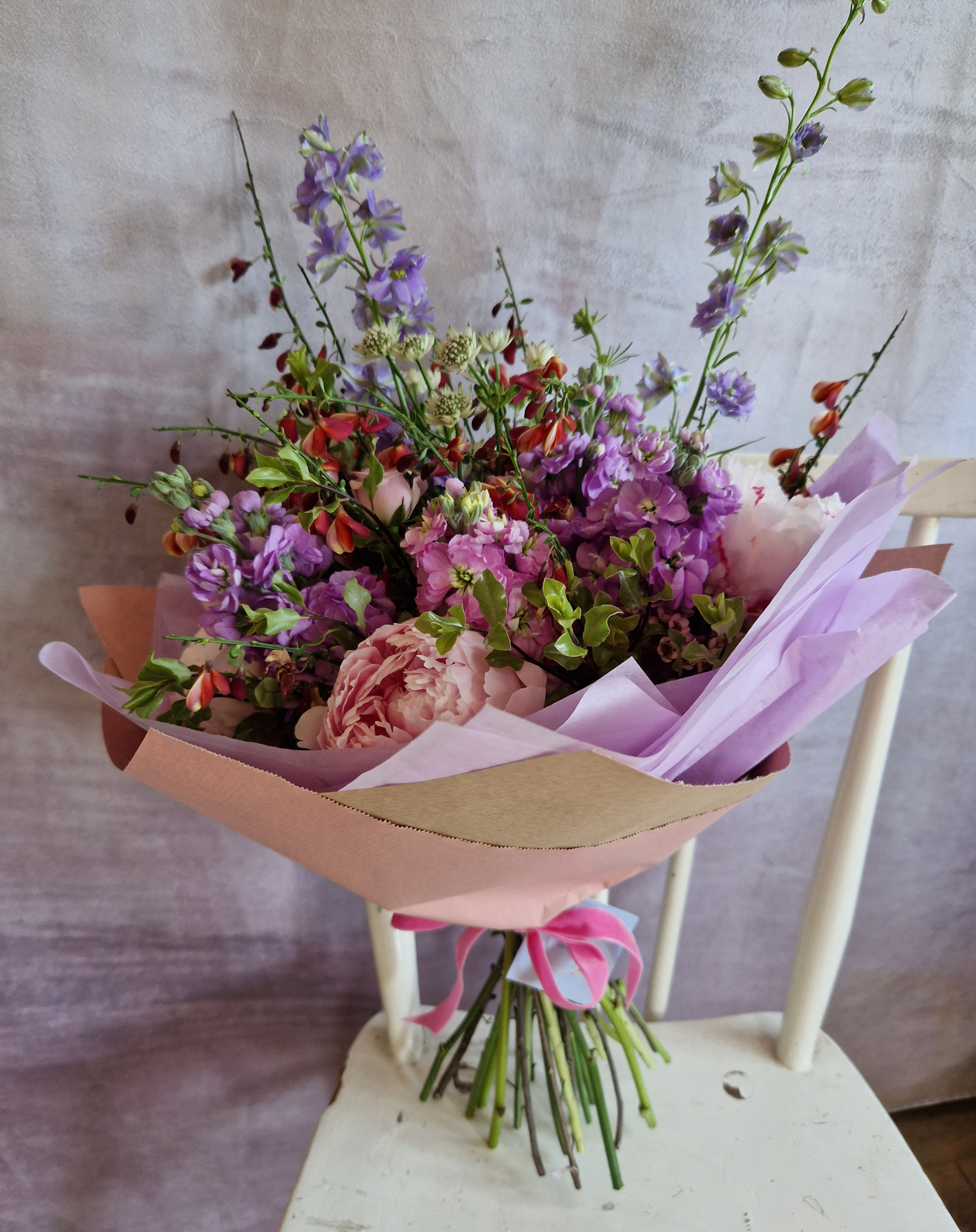Image of a handtied bouquet