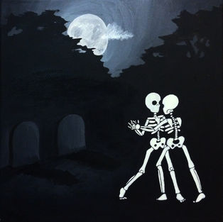 dancing skeletons