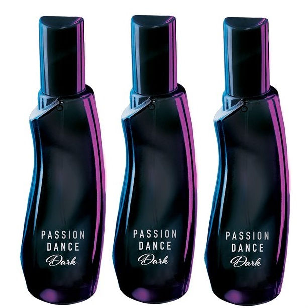 3 X PASSION DANCE DARK Eau de Toilette 50ml AVON