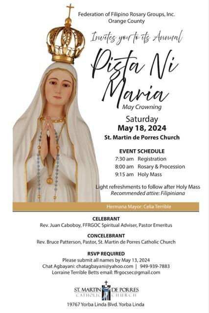 Pista ni Maria 2024