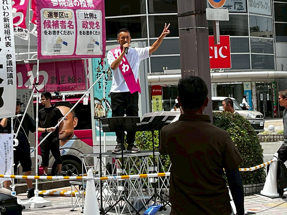 7月18日富山駅前 山本太郎街頭演説