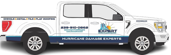 Expert Roofing Company Truck