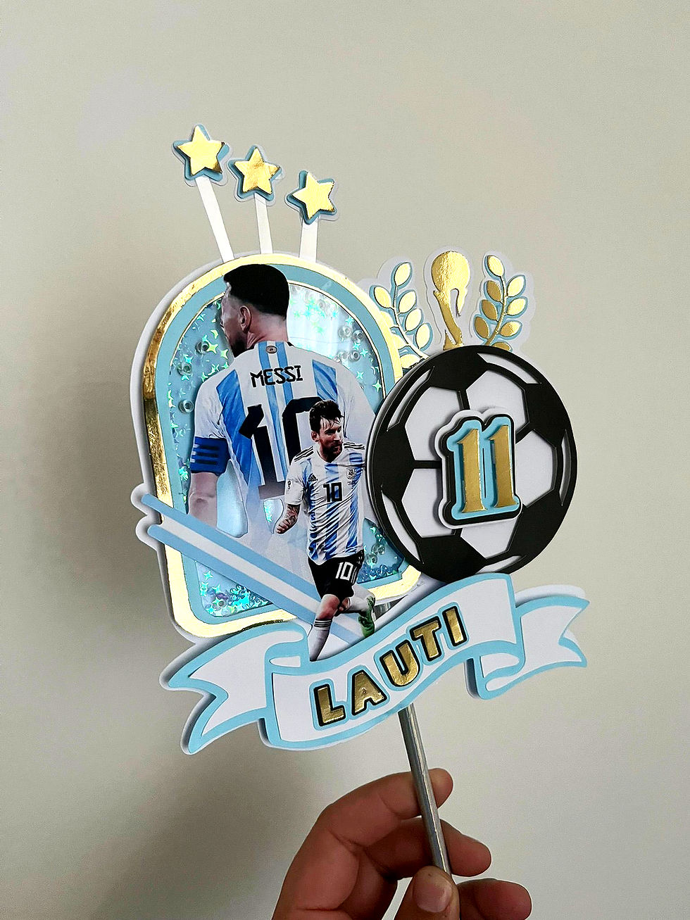 Miniatura: Caketopper Personalizado fútbol