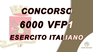 CONCORSO 6.000 VFP1 ESERCITO ITALIANO 2022