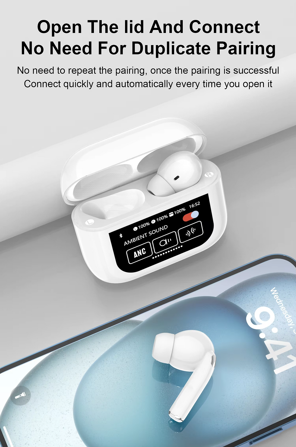 Thumbnail: Klikk Rock Air03 ANC TWS (White)