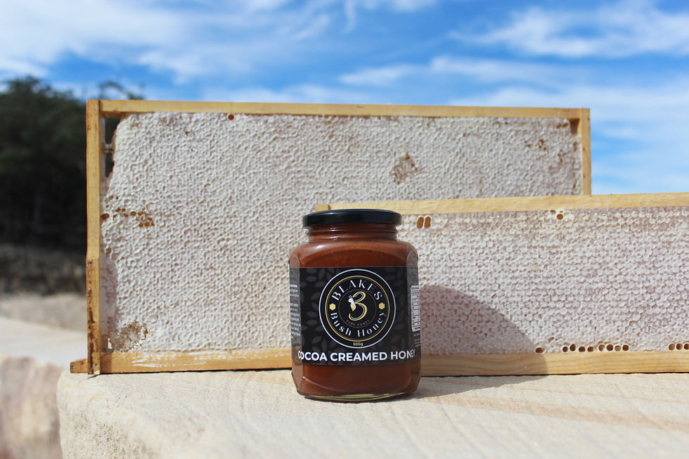 500g Cocoa Creamed Honey Jar