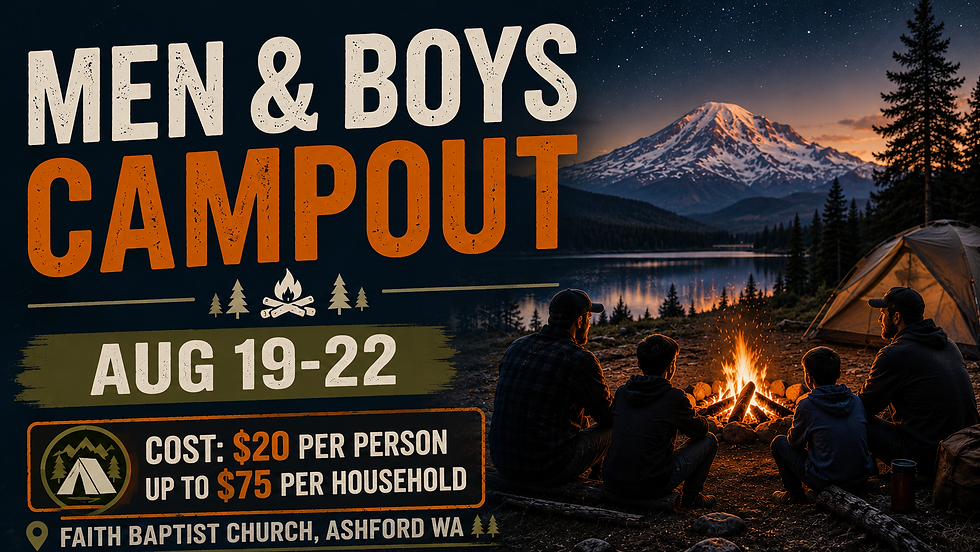 Men & Boys Campout