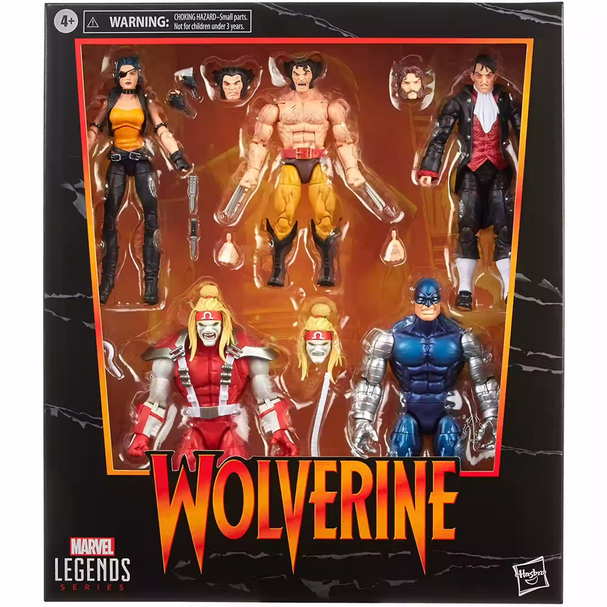 Marvel Legends Wolverine & Omega Red & Cyber & Callisto & Jason W. AksFigür Seti