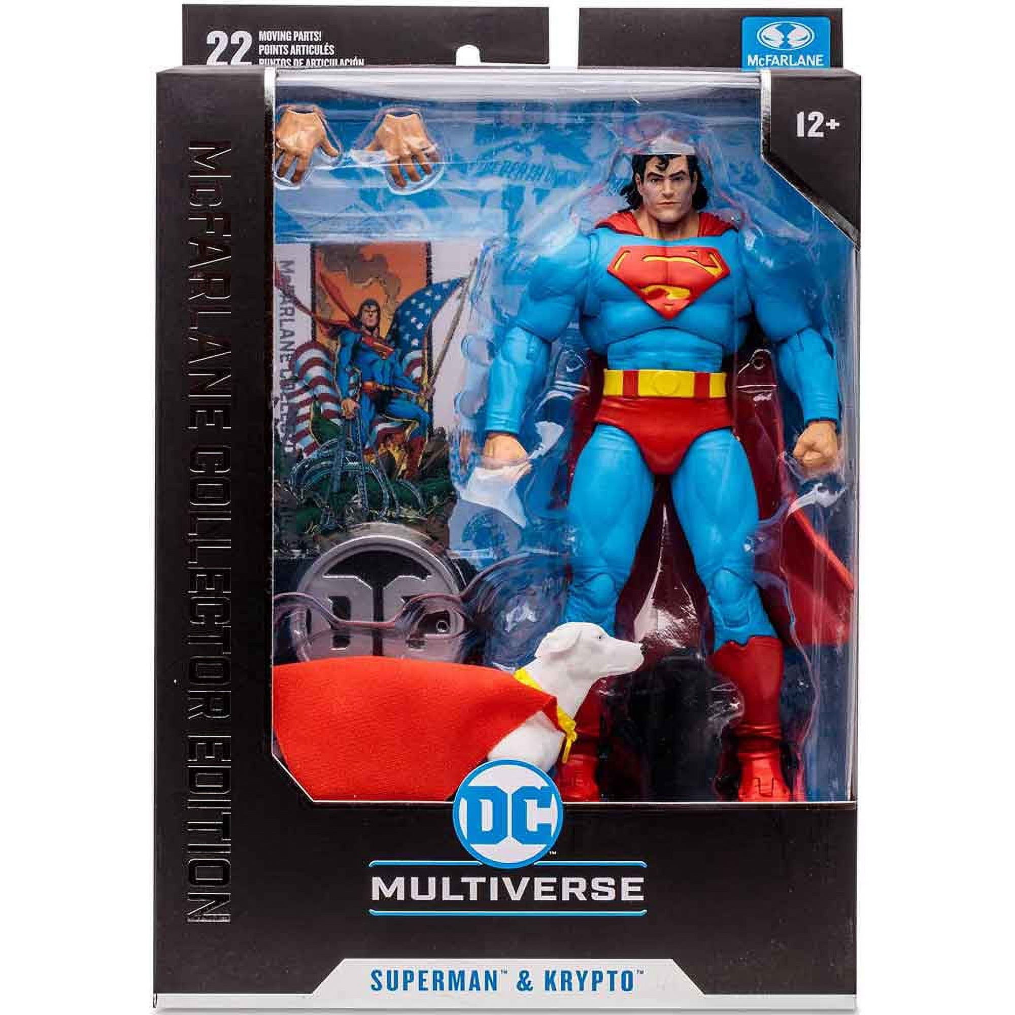 DC Multiverse Superman & Krypto Return of Superman Aksiyon Figürü