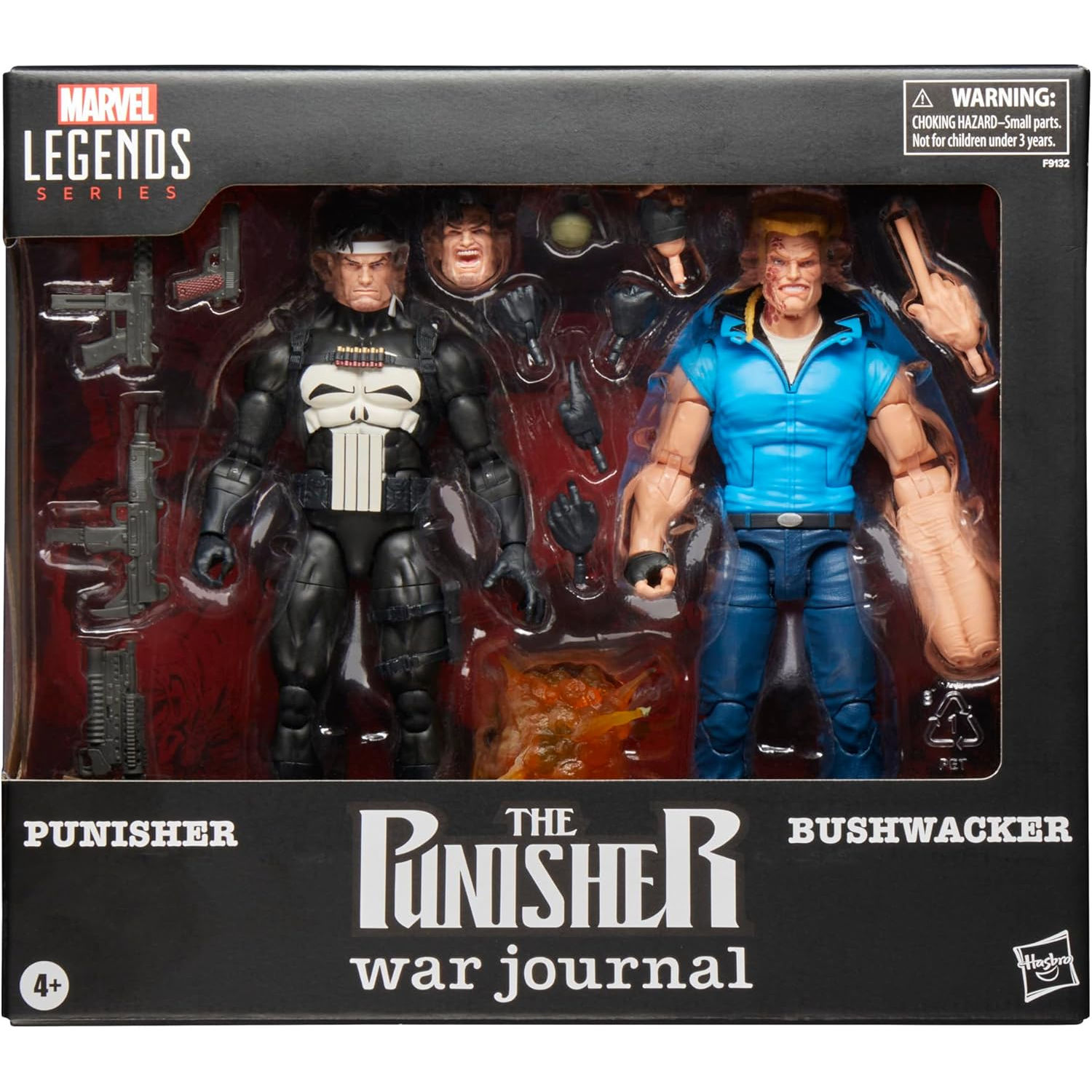 Marvel Legends Punisher & Bushwhacker Aksiyon Figür Seti