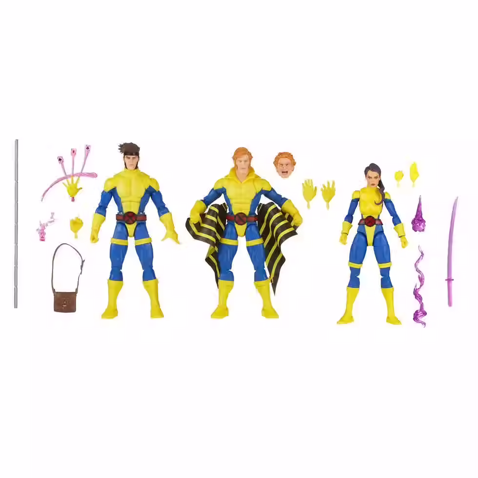 Küçük resim: Marvel Legends Gambit & Banshee & Psylocke Aksiyon Figür Seti