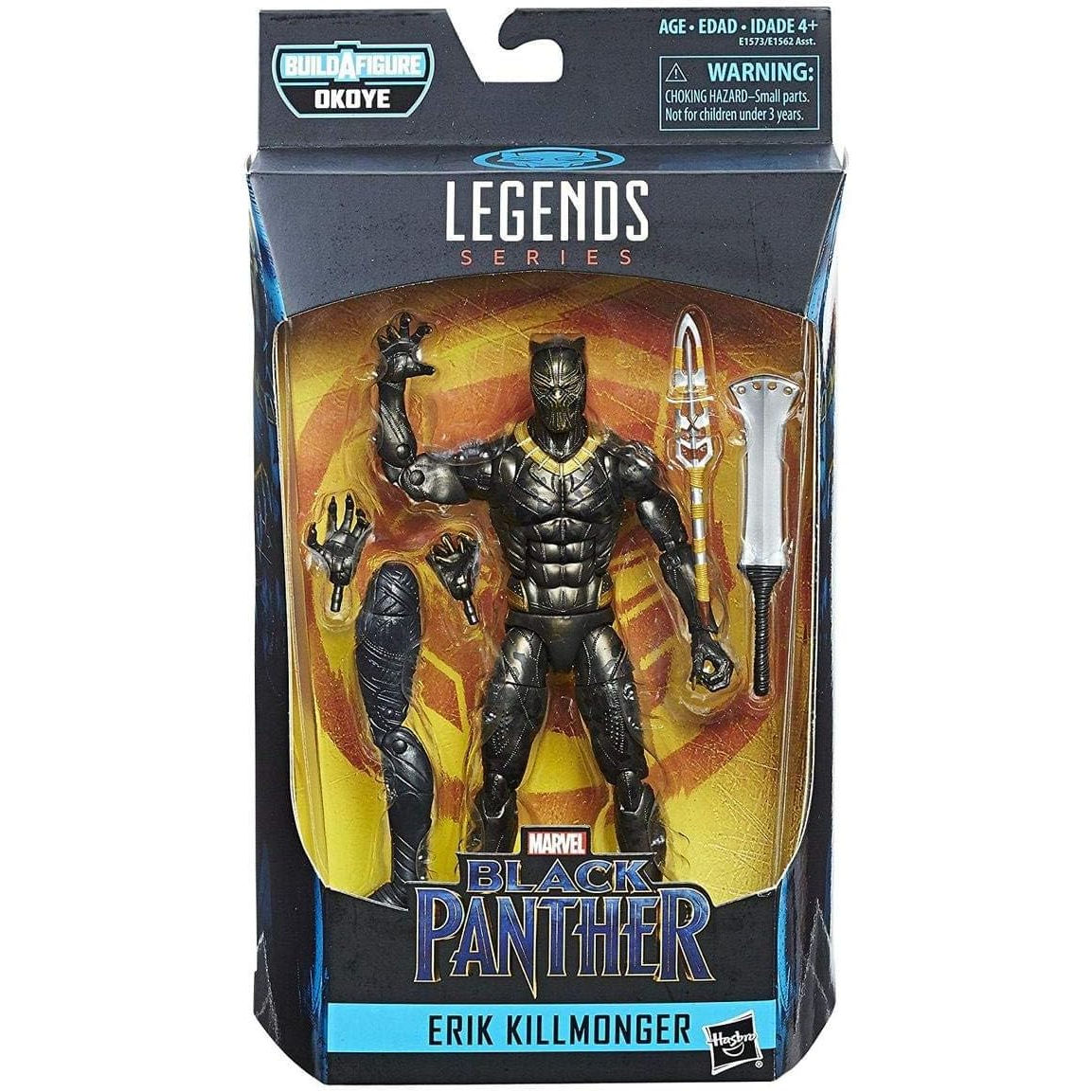Marvel Legends Erik Killmonger (Black Panther – BAF Okoye Wave) Aksiyon Figürü