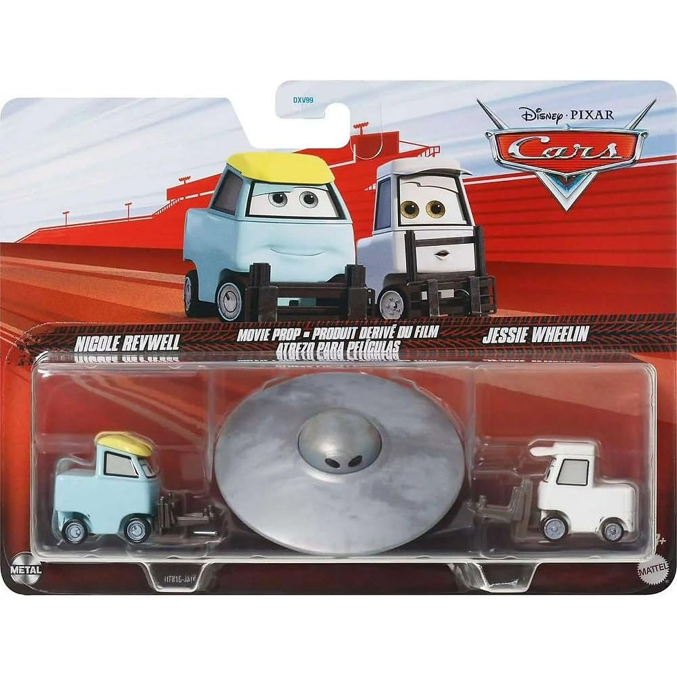 Küçük resim: Disney Pixar Cars Nicole Revwell & Movie Prop & Jessie Wheelin Die-Cast Araçları