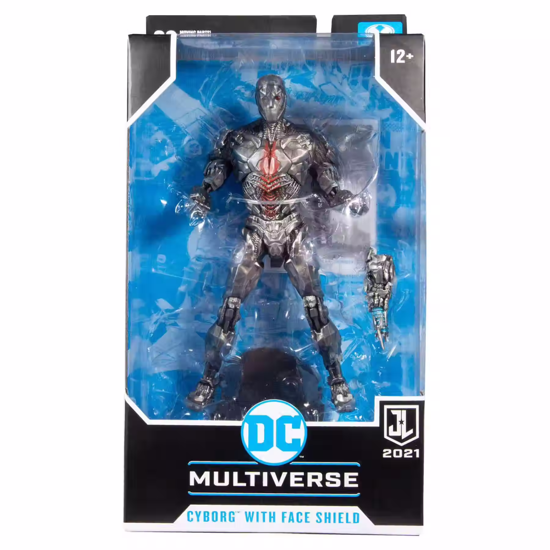 DC Multiverse Cyborg With Face Shield Justice League Aksiyon Figürü