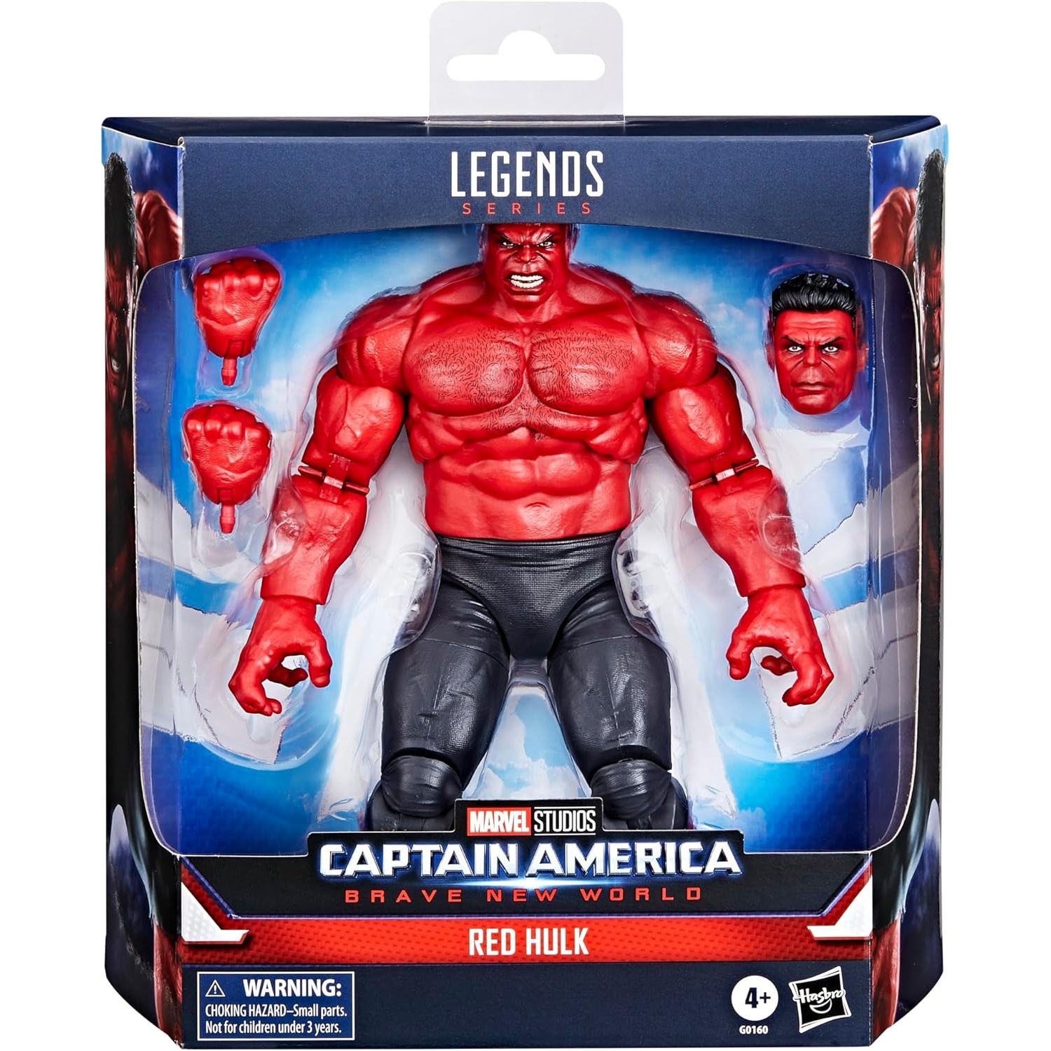 Marvel Legends Red Hulk Captain America Brave New World Aksiyon Figürü