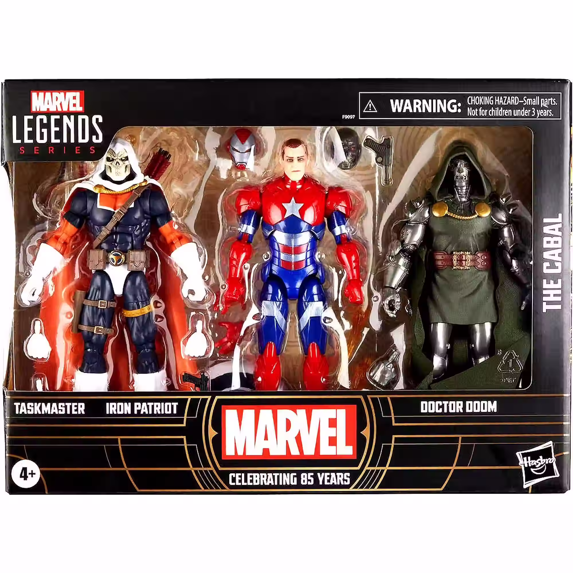 Marvel Legends Taskmaster & Iron Patriot & Doctor Doom Aksiyon Figürü
