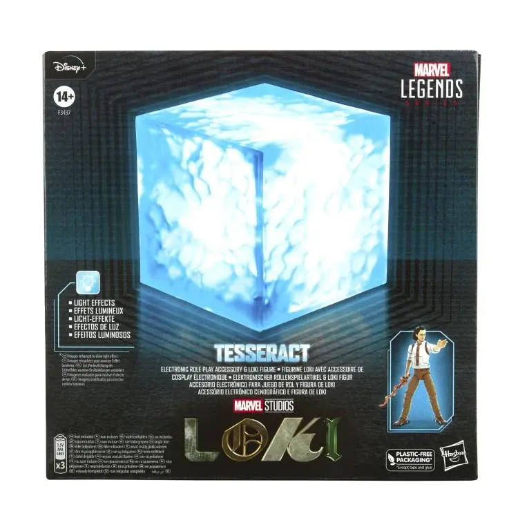 Marvel Legends Tesseract Elektronik Rol Yapma Aksesuarı ve Loki Figürü