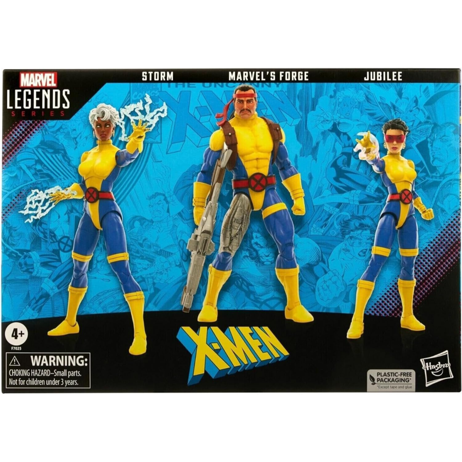 Marvel Legends Storm & Forge & Jubilee Aksiyon Figür Seti