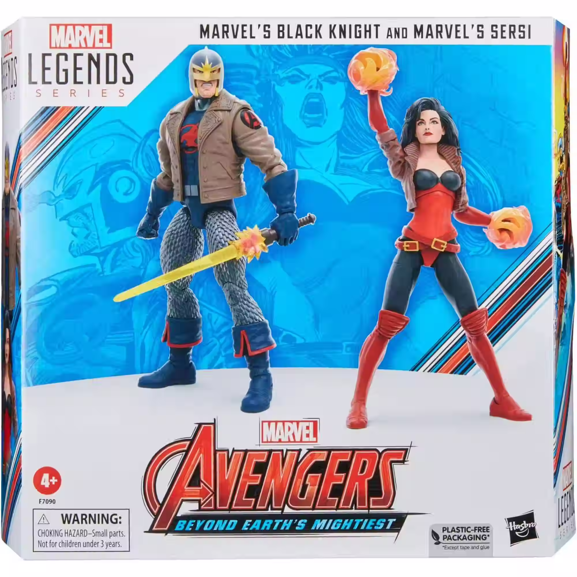 Marvel Legends Black Knight & Sersi Aksiyon Figür Seti