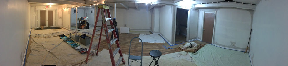 NYC painting in progress