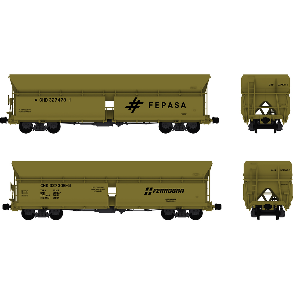 Miniatura: Gôndola Hopper GHD Santa Matilde FEPASA