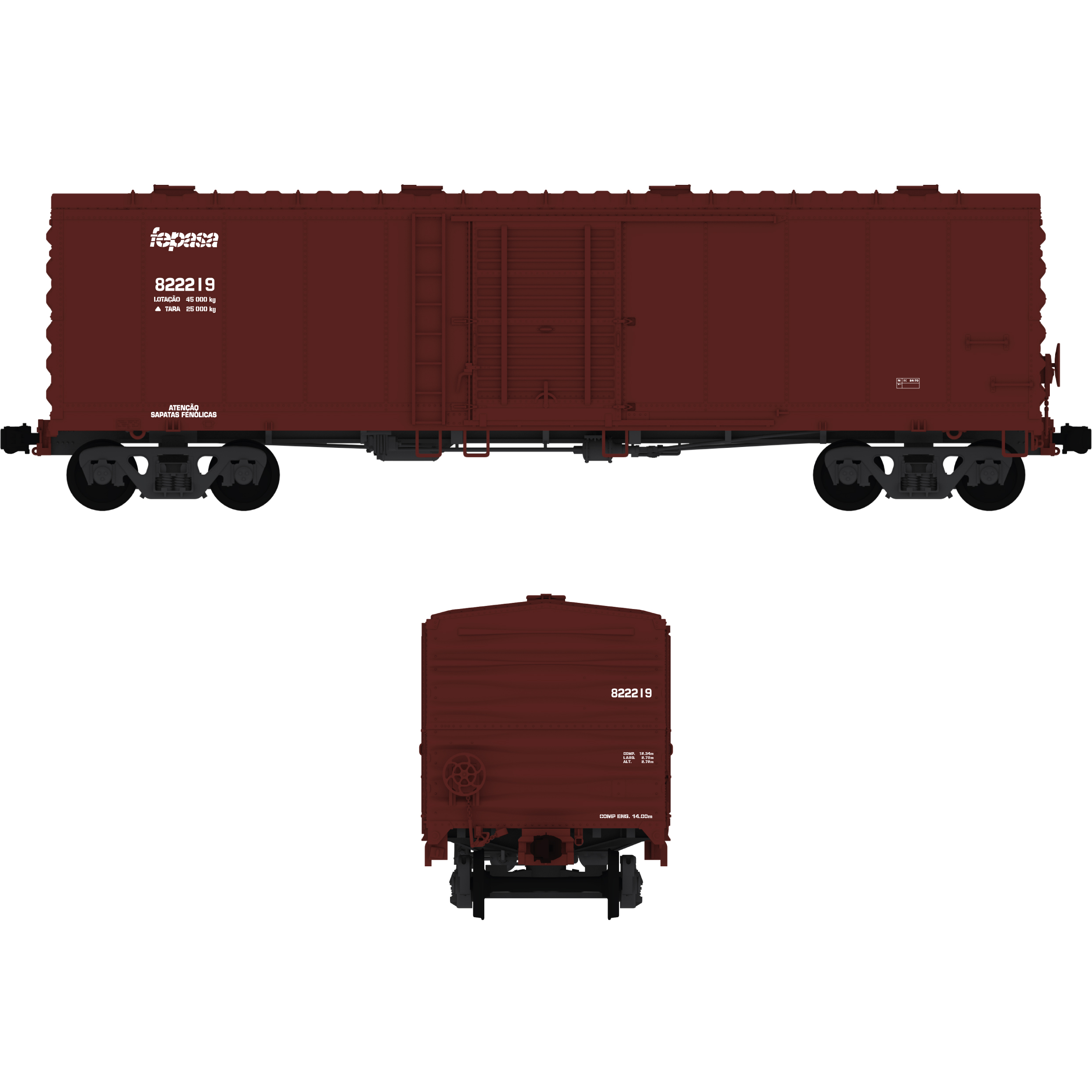 Fechado Pressed Steel FER FEPASA