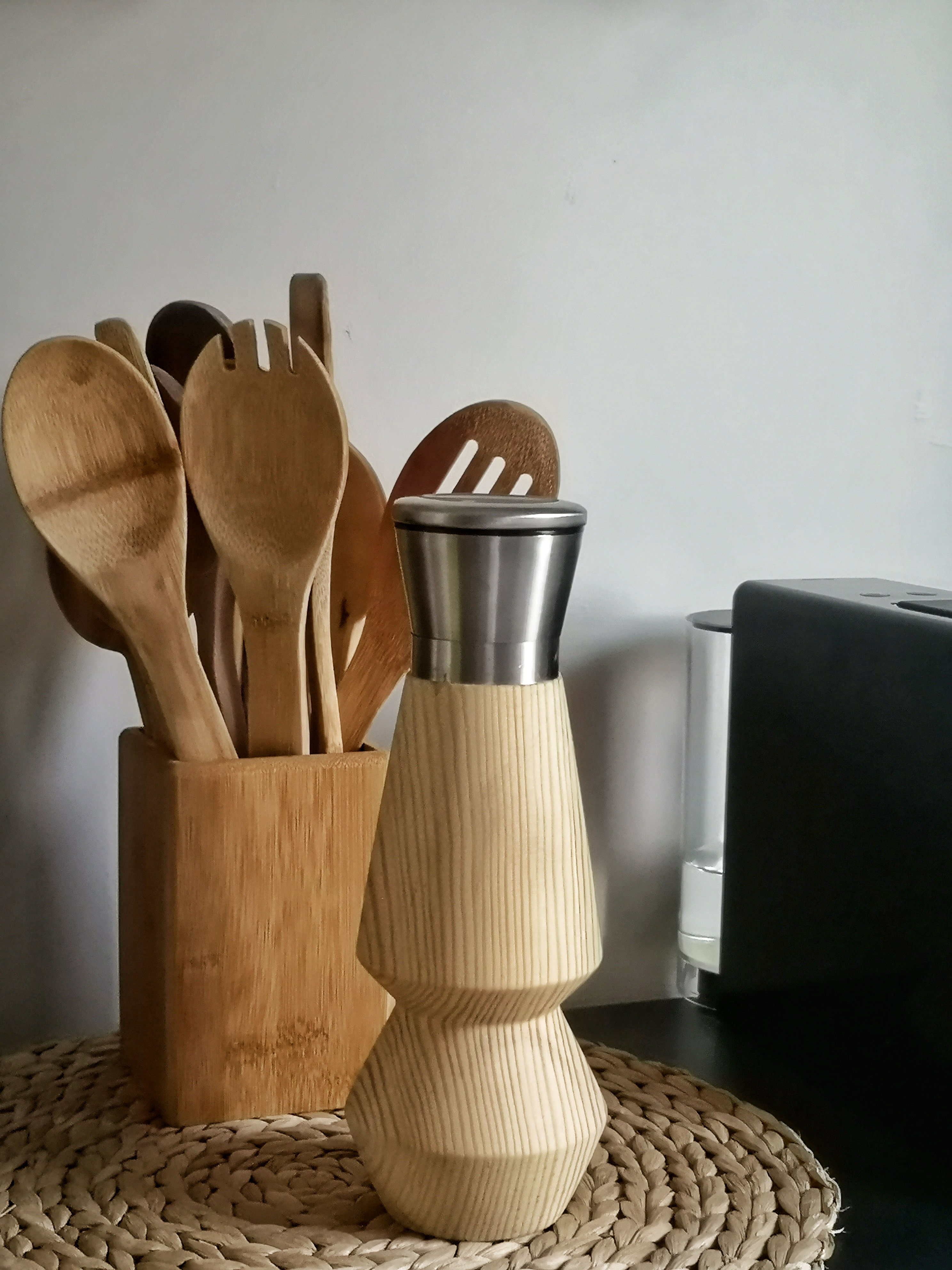 BAEBAE AHŞAP TUZ VE BAHARAT DEĞİRMENİ