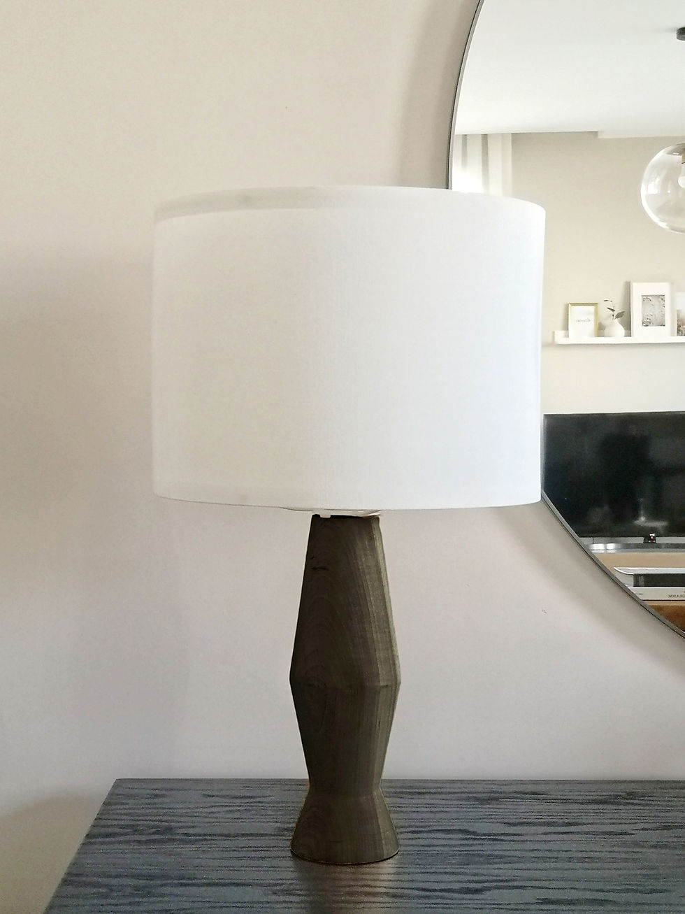 Miniaturbild: BERGENIE HOLZLAMPE TISCHLAMPE KLEIN KOPFTEIL