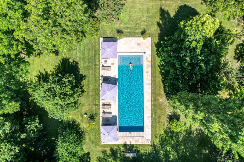 La piscine chauffée