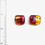 Thumbnail: Red Orange cufflinks