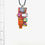 Thumbnail: Red Marig Pink Sripe Pendant