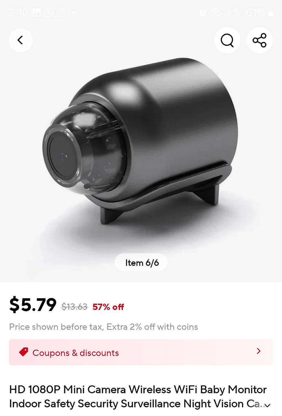 Thumbnail: Minature Camera
