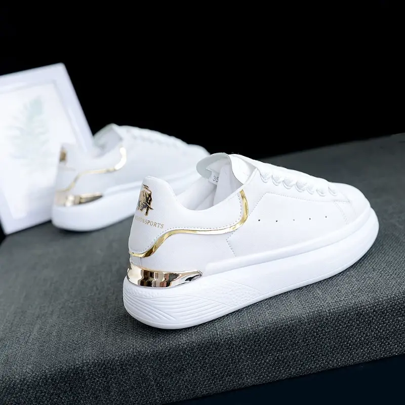 Thumbnail: Ladies White Trainers