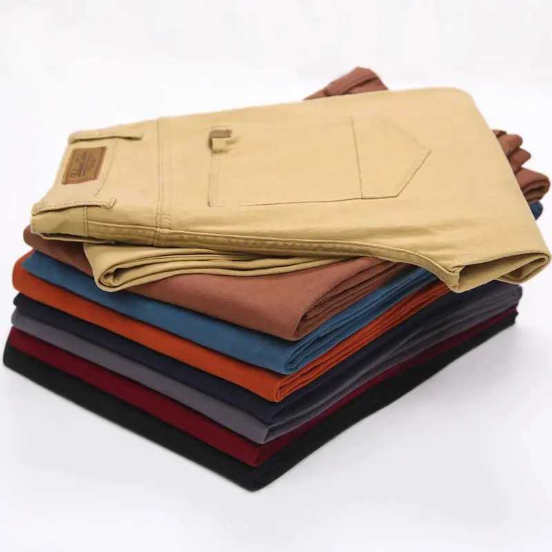 Thumbnail: Mens Stretch Cotton Trousers